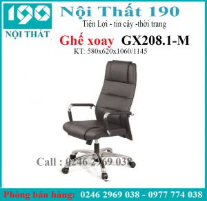 Ghế xoay da GX208.1-M