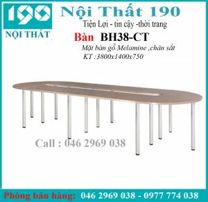 Bàn họp chân sắt BH38-CT
