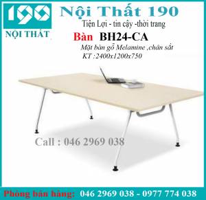 Bàn họp chân sắt BH24-CA
