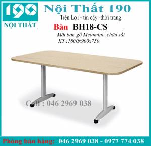 Bàn họp chân sắt  BH18-CS