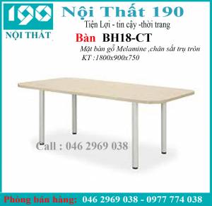 Bàn họp chân sắt  BH18-CT