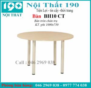 Bàn họp tròn chân sắt  BH10-CT