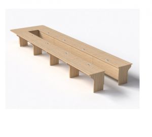 Bàn họp chữ U BH72U-CG