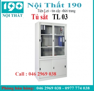 Tủ sắt cánh trượt TL03