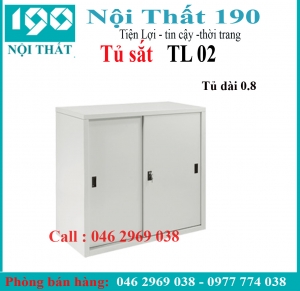 Tủ sắt cánh trượt TL02