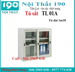 Tủ sắt cánh kính trượt TL01A