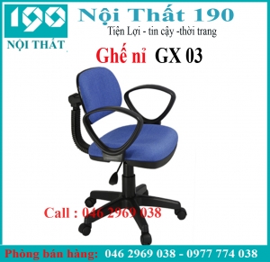 Ghế xoay nỉ GX03