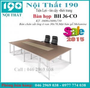 Bàn họp chân sắt BH36-CO