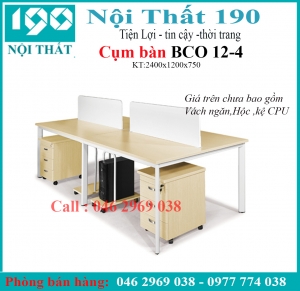 Cụm  bàn làm việc BCO12-4