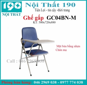 Ghế gấp liền bàn GG04BN-M