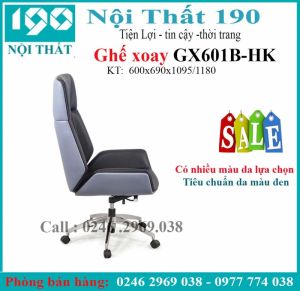 Ghế xoay da GX601B-HK