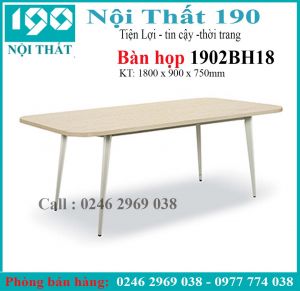 Bàn họp chân sắt 1902BH18