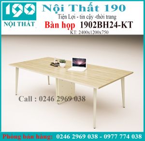 Bàn họp chân sắt 1902BH24-KT