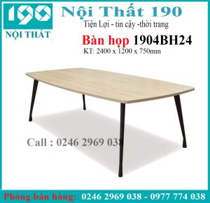 Bàn họp chân sắt 1904BH24