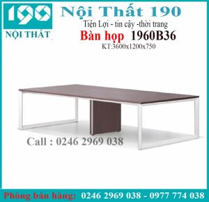 Bàn họp chân sắt 1906BH36