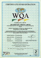 cấp chứng chỉ ISO 9001-2000 cho hệ thống quản lí chất lượng , minh chứng cho sự cam kết của công ty